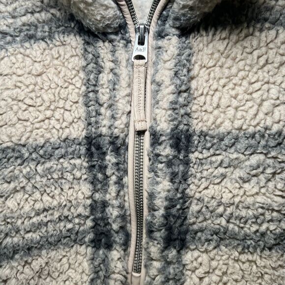Abercrombie & Fitch Soft Collection 1/2 Half Zip Pullover Sherpa Womens Size XS - Picture 5 of 11